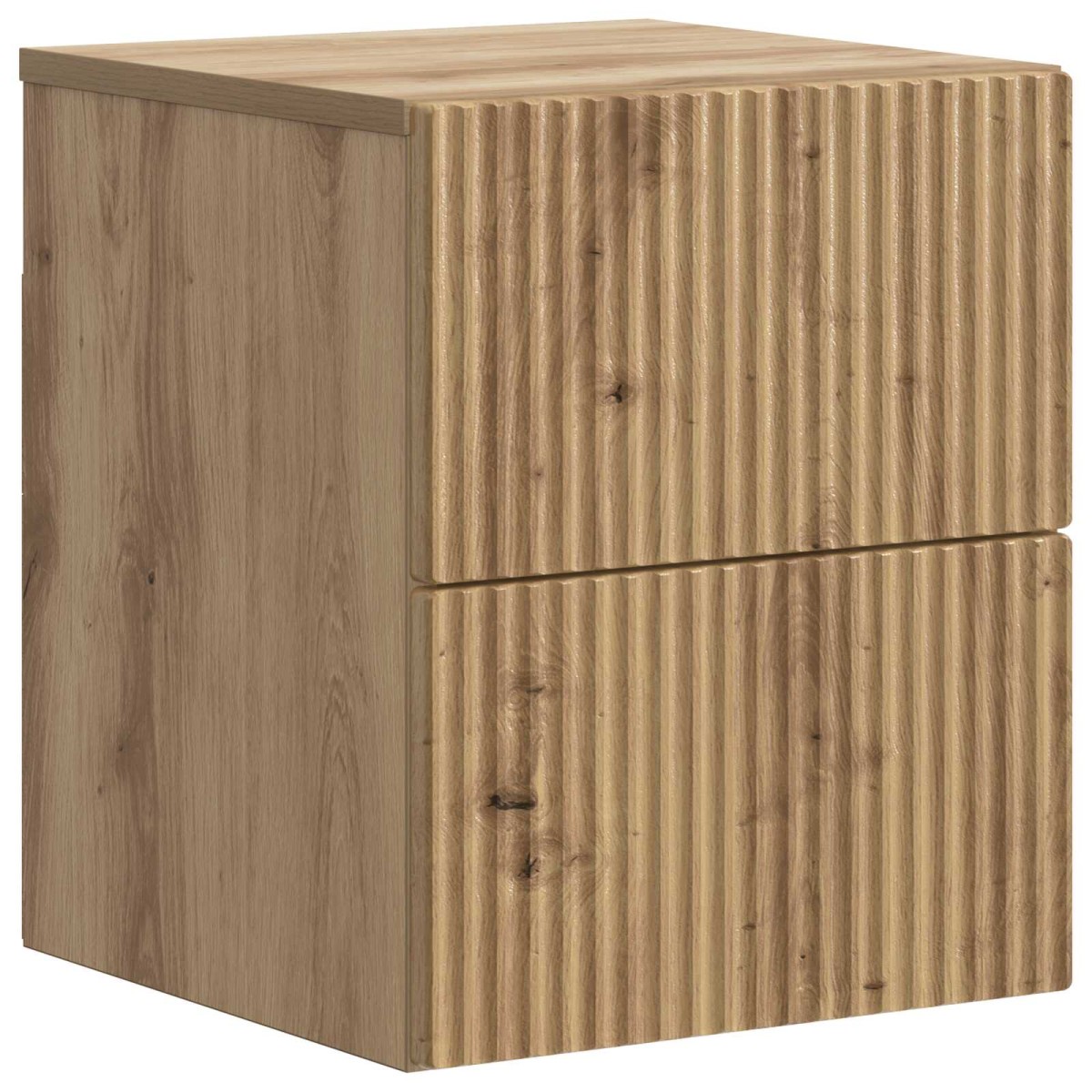 vidaXL Τοίχου Κρεμαστό Κομοδίνο Artisan Δρυς 33 x 34,5 x 40 εκ