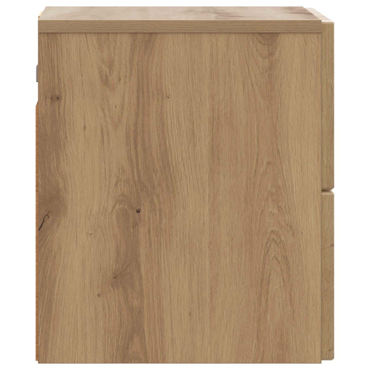 vidaXL Τοίχου Κρεμαστό Κομοδίνο Artisan Δρυς 33 x 34,5 x 40 εκ