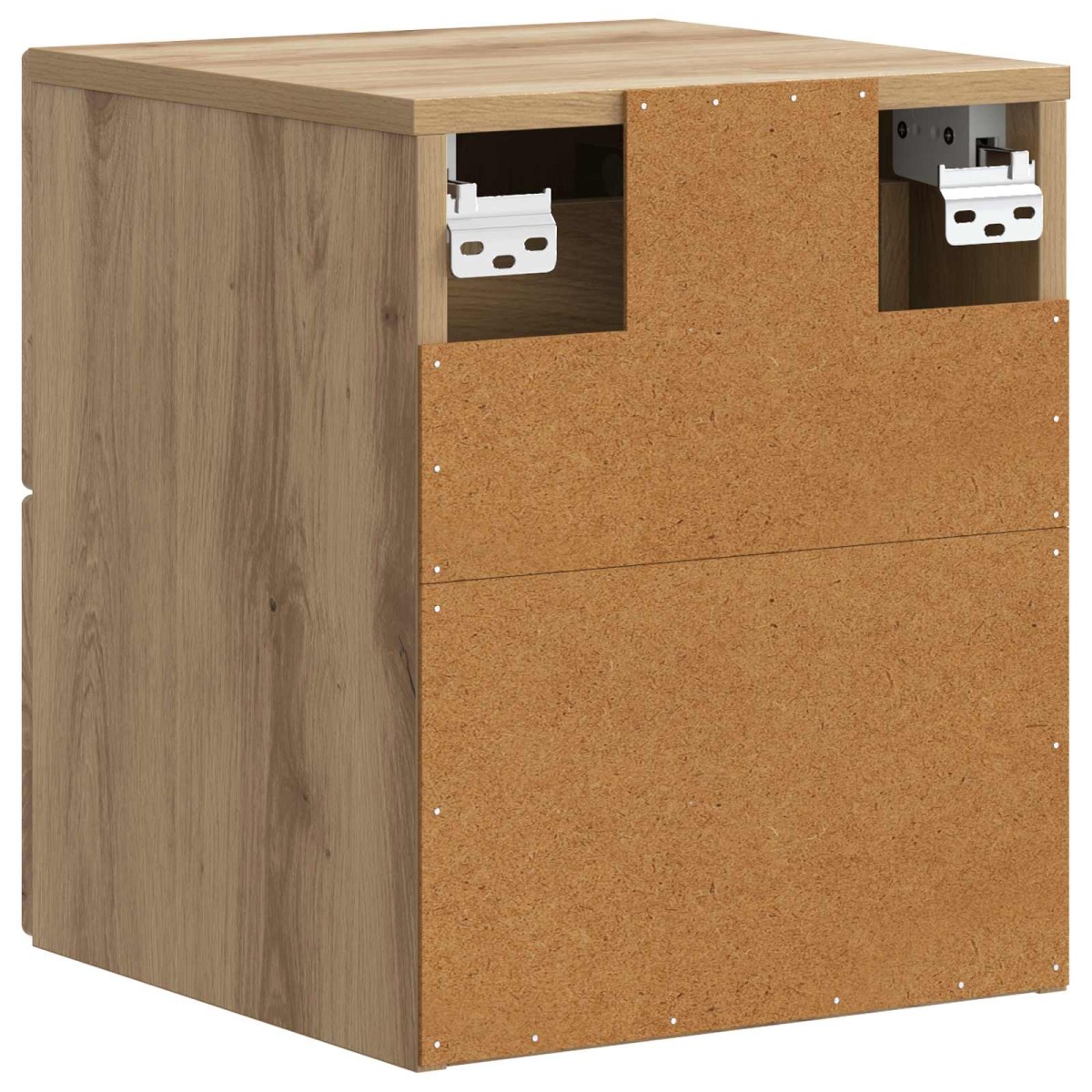 vidaXL Τοίχου Κρεμαστό Κομοδίνο Artisan Δρυς 33 x 34,5 x 40 εκ