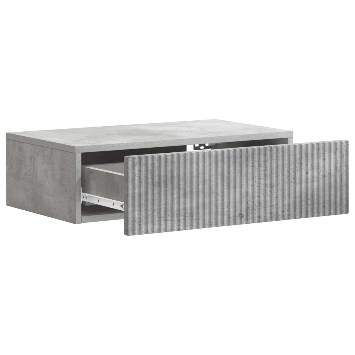 vidaXL Τραπεζάκι Τοίχου Γκρι Σκυροδέματος 59 x 34,5 x 17 εκ.