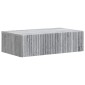 vidaXL Τραπεζάκι Τοίχου Γκρι Sonoma 59 x 34,5 x 17 εκ.