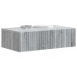 vidaXL Τραπεζάκι Τοίχου Γκρι Sonoma 59 x 34,5 x 17 εκ.