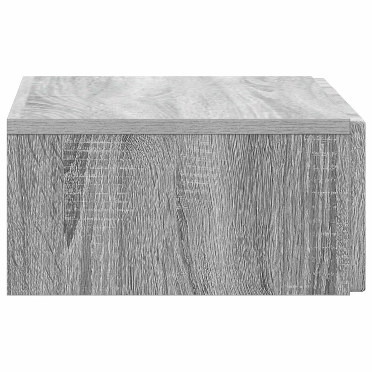 vidaXL Τραπεζάκι Τοίχου Γκρι Sonoma 59 x 34,5 x 17 εκ.