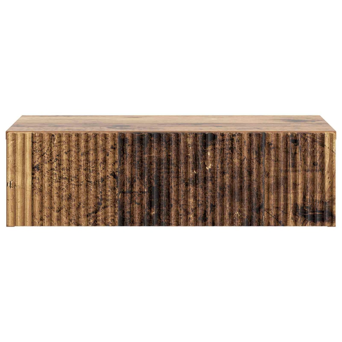 vidaXL Τραπεζάκι Τοίχου Παλαιωμένο ξύλο 59 x 34,5 x 17 εκ.