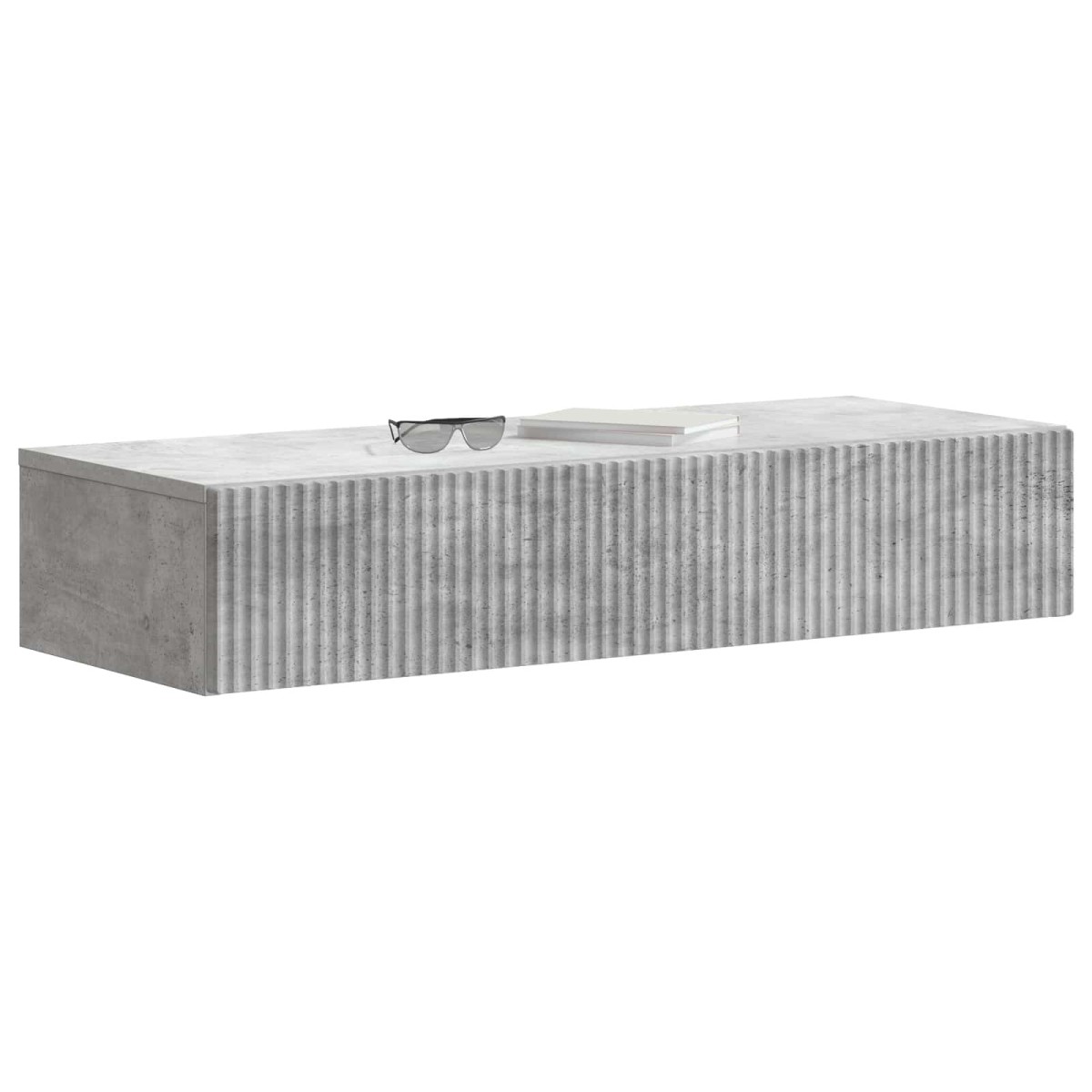 vidaXL Τραπεζάκι Τοίχου Γκρι Σκυροδέματος 87,5 x 34,5 x 17 εκ.