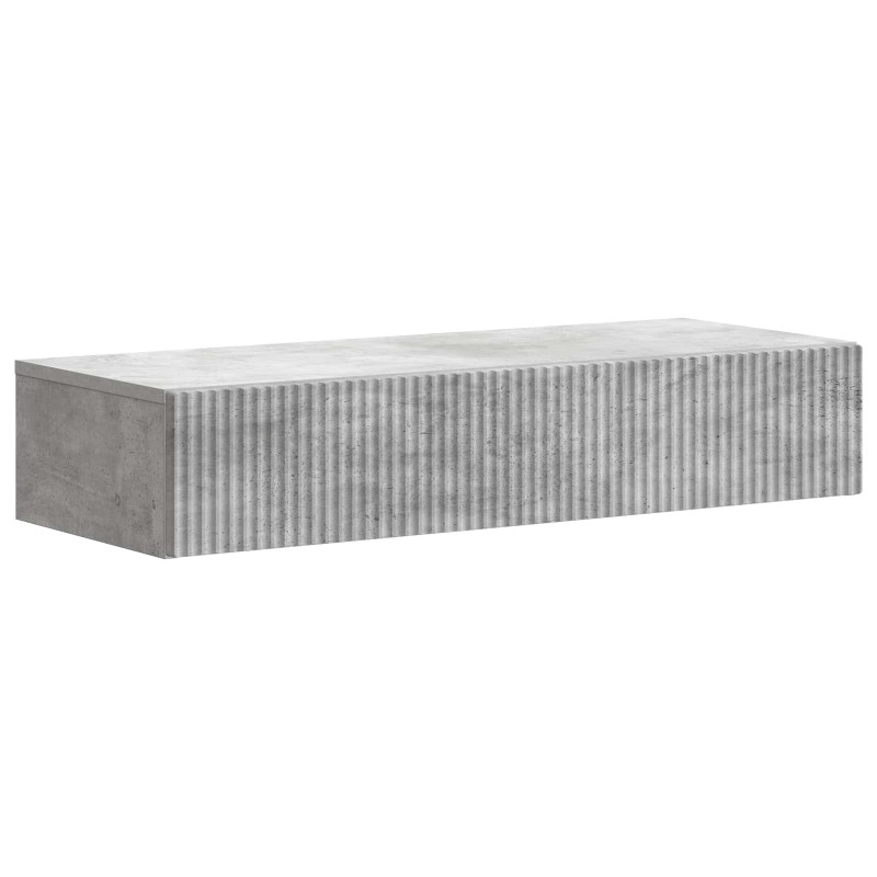 vidaXL Τραπεζάκι Τοίχου Γκρι Σκυροδέματος 87,5 x 34,5 x 17 εκ.