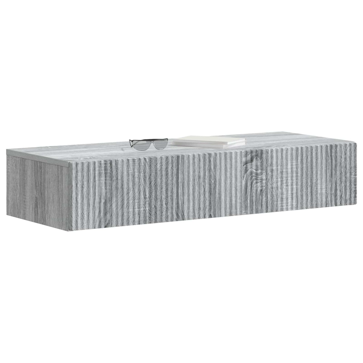 vidaXL Τραπεζάκι Τοίχου Γκρι Sonoma 87,5 x 34,5 x 17 εκ.