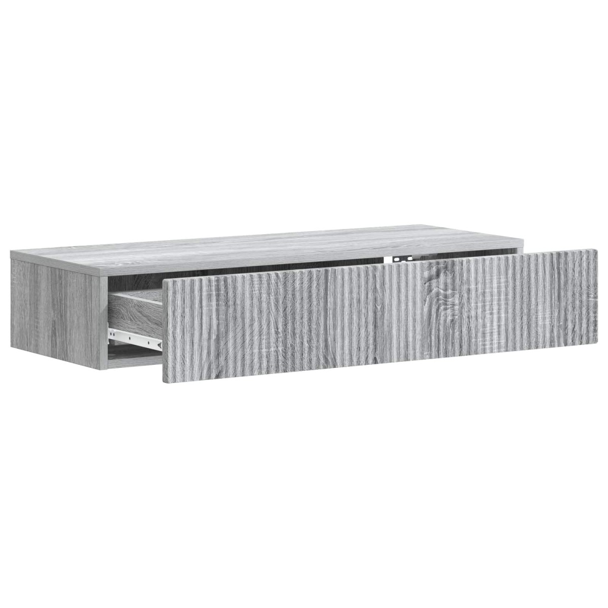 vidaXL Τραπεζάκι Τοίχου Γκρι Sonoma 87,5 x 34,5 x 17 εκ.