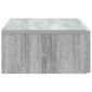 vidaXL Τραπεζάκι Τοίχου Γκρι Sonoma 87,5 x 34,5 x 17 εκ.