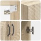 vidaXL Τοίχου Ντουλάπα Sonoma Δρυς 66 x 34,5 x 90 εκ