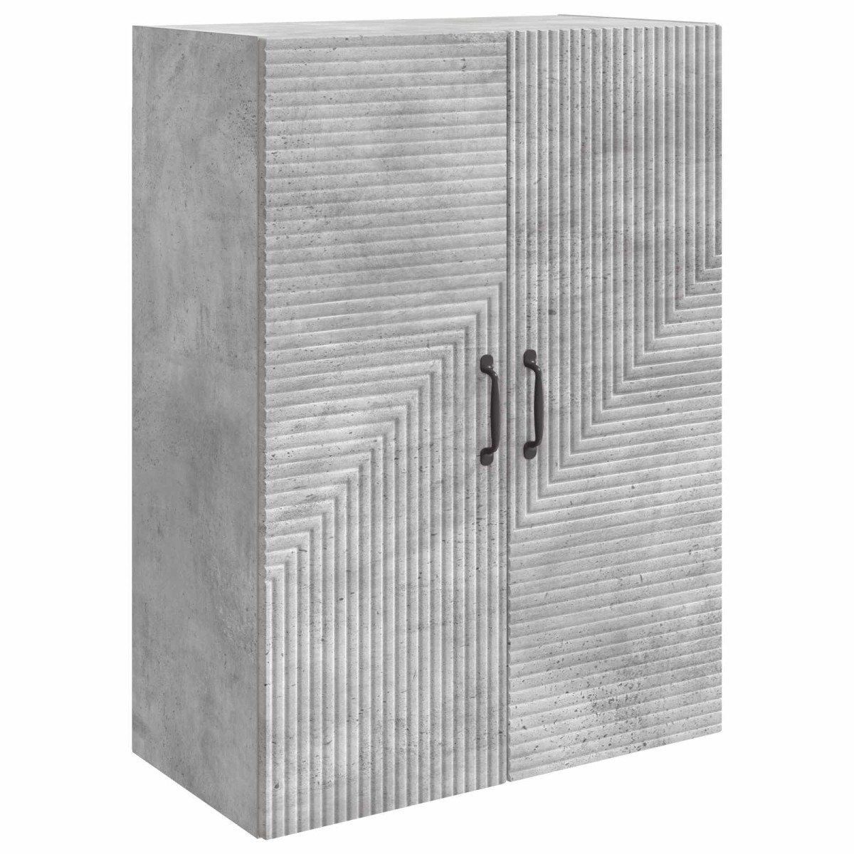 vidaXL Τοίχου Ντουλάπα Γκρι Σκυροδέματος 66 x 34,5 x 90 εκ