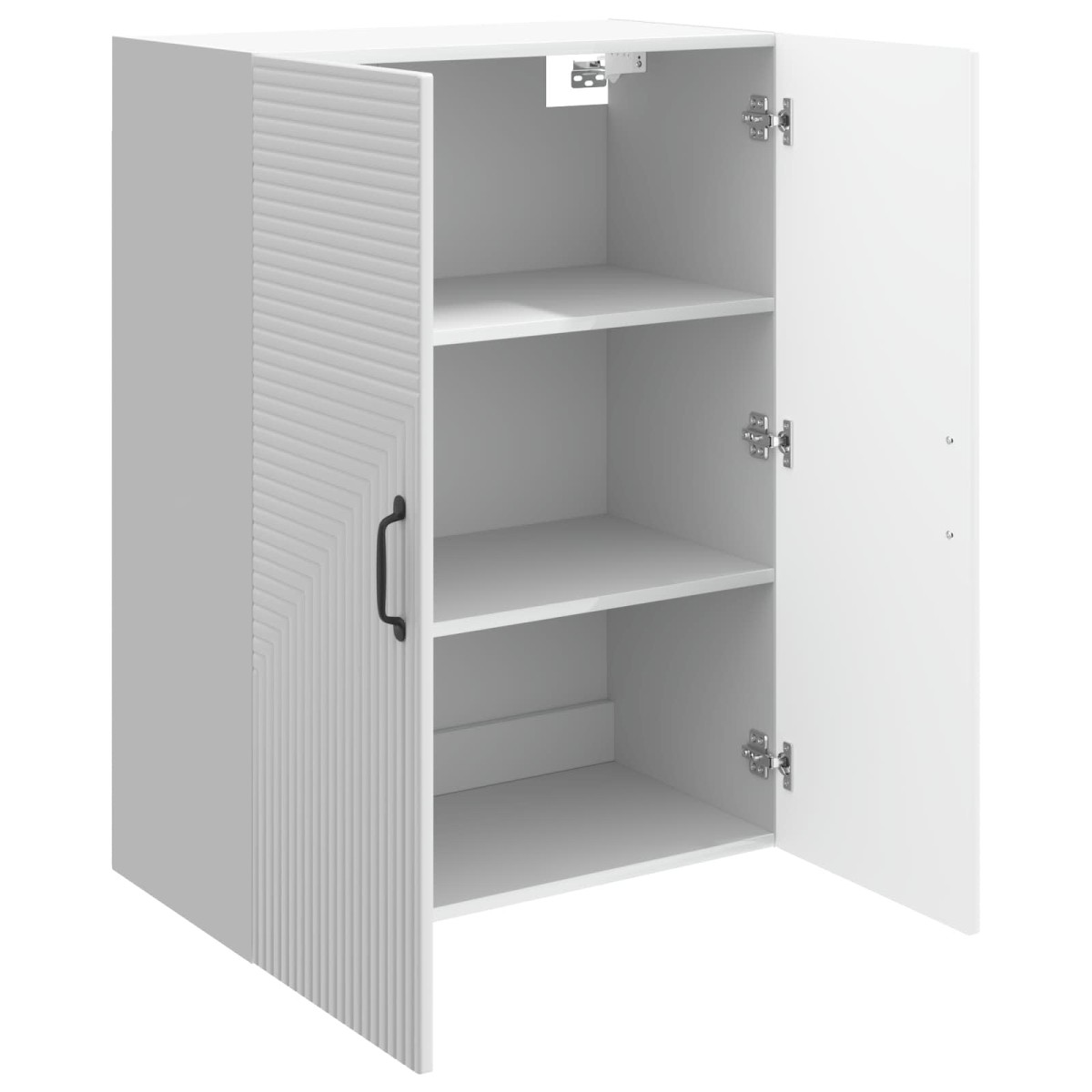 vidaXL Τοίχου Ντουλάπα Γυαλιστερό Λευκό 66 x 34,5 x 90 εκ
