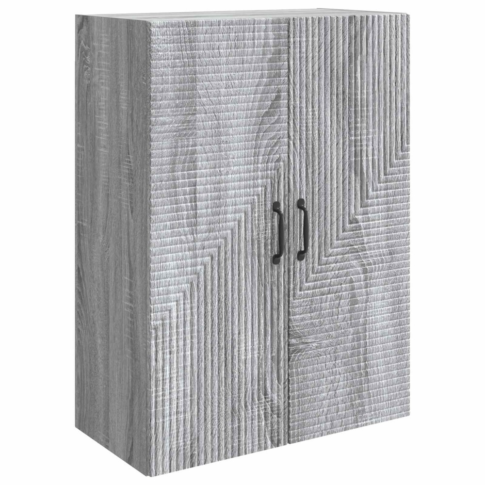 vidaXL Τοίχου Ντουλάπα Γκρι Sonoma 66 x 34,5 x 90 εκ