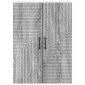vidaXL Τοίχου Ντουλάπα Γκρι Sonoma 66 x 34,5 x 90 εκ
