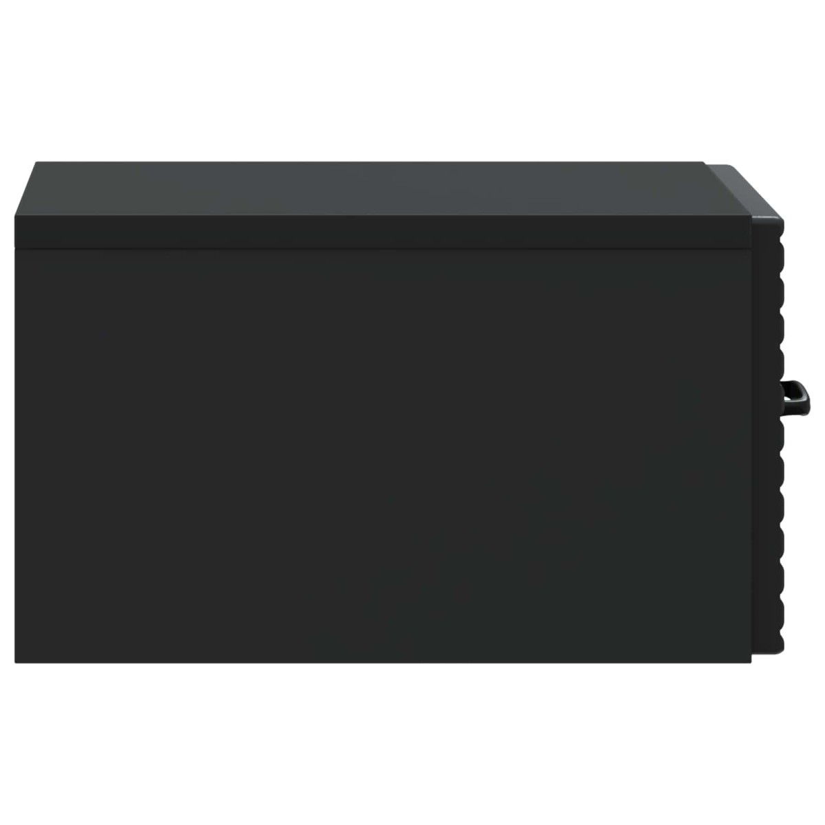 vidaXL Τοίχου Κρεμαστό Κομοδίνο Μαύρο 34,5 x 33 x 20 εκ.