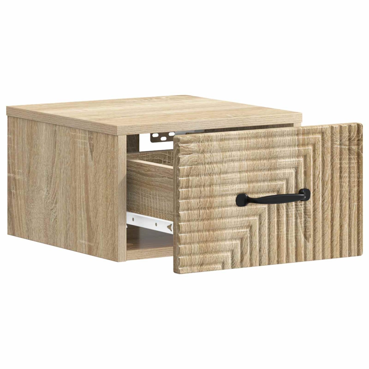 vidaXL Τοίχου Κρεμαστό Κομοδίνο 2 τεμ. Sonoma Δρυς 34,5 x 33 x 20 εκ.