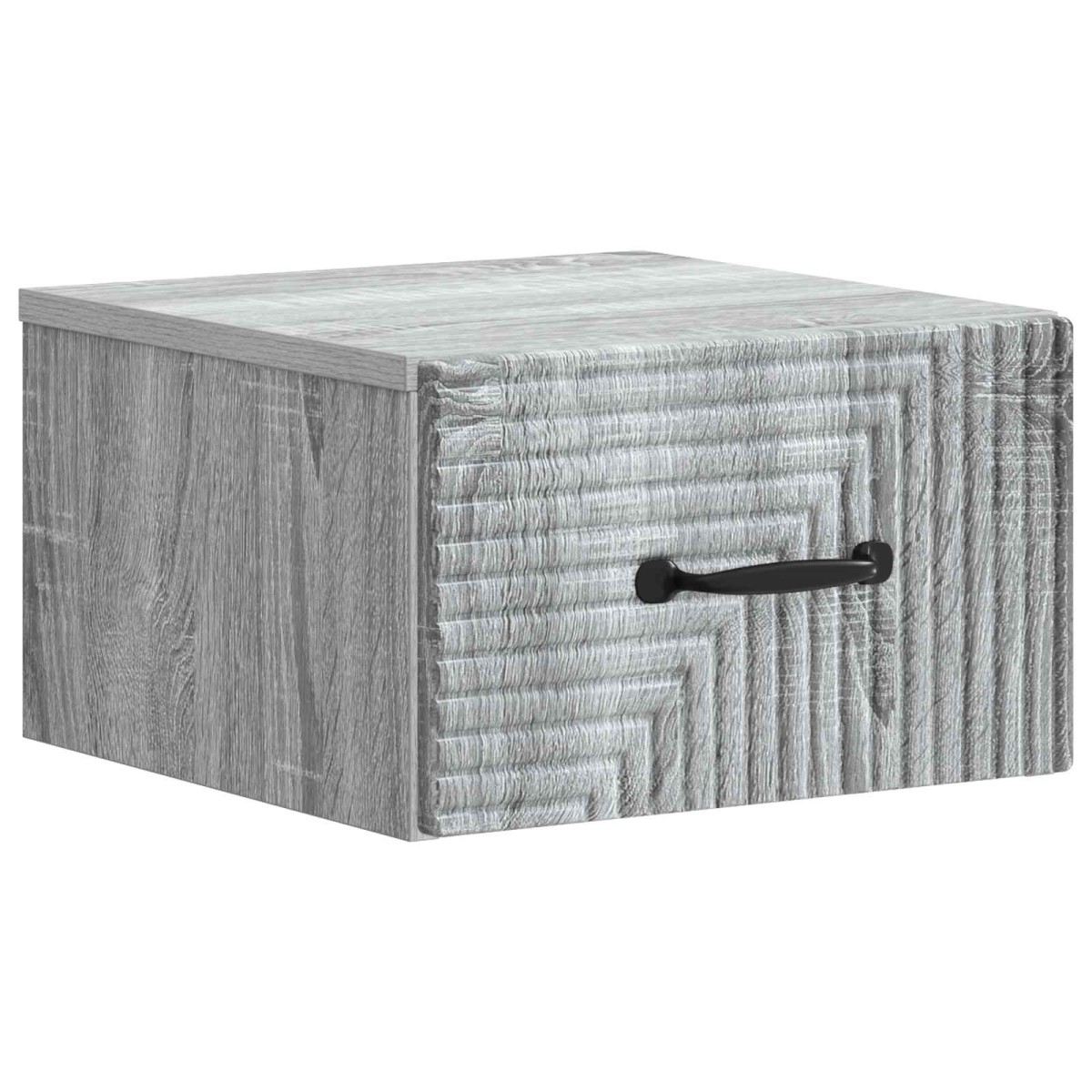 vidaXL Τοίχου Κρεμαστό Κομοδίνο Γκρι Sonoma 34,5 x 33 x 20 εκ.
