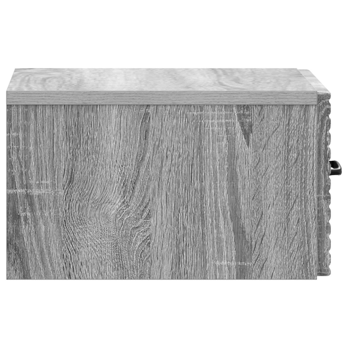 vidaXL Τοίχου Κρεμαστό Κομοδίνο Γκρι Sonoma 34,5 x 33 x 20 εκ.