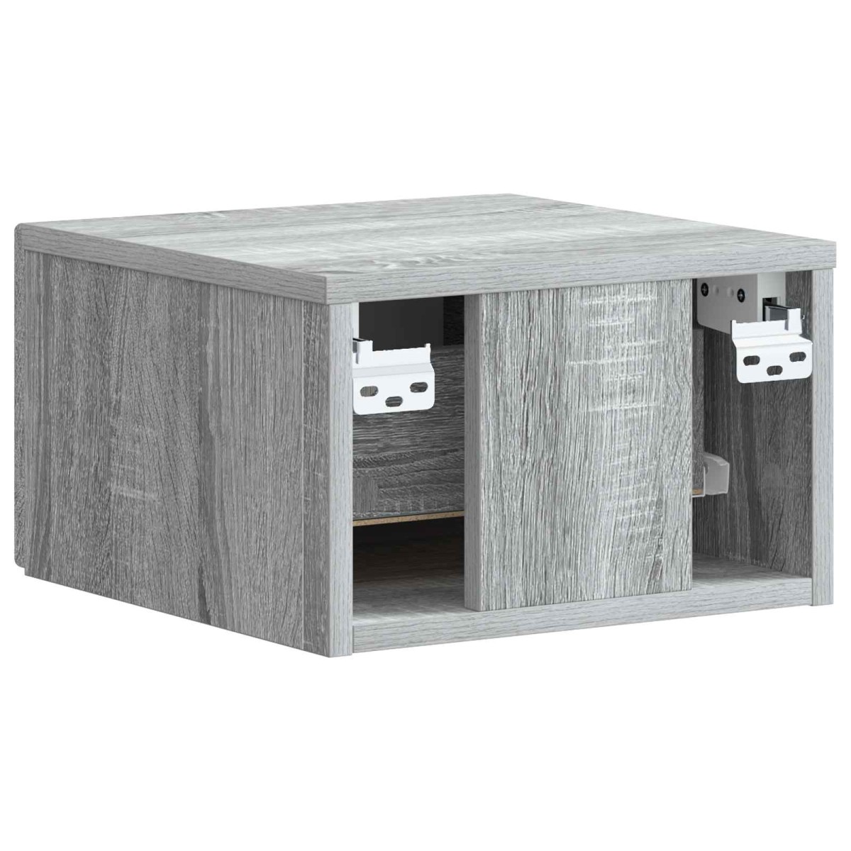 vidaXL Τοίχου Κρεμαστό Κομοδίνο Γκρι Sonoma 34,5 x 33 x 20 εκ.