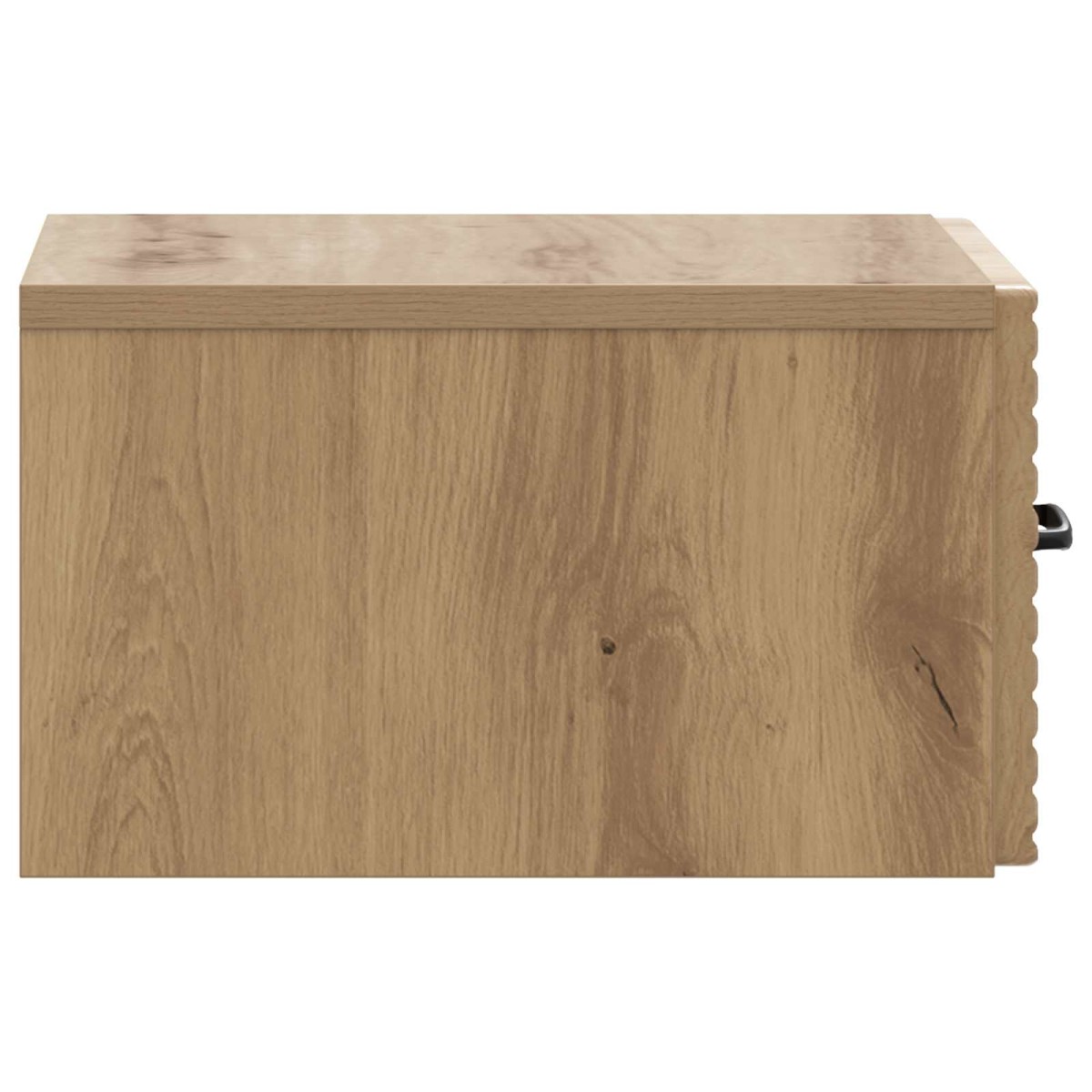 vidaXL Τοίχου Κρεμαστό Κομοδίνο Artisan Δρυς 34,5 x 33 x 20 εκ.