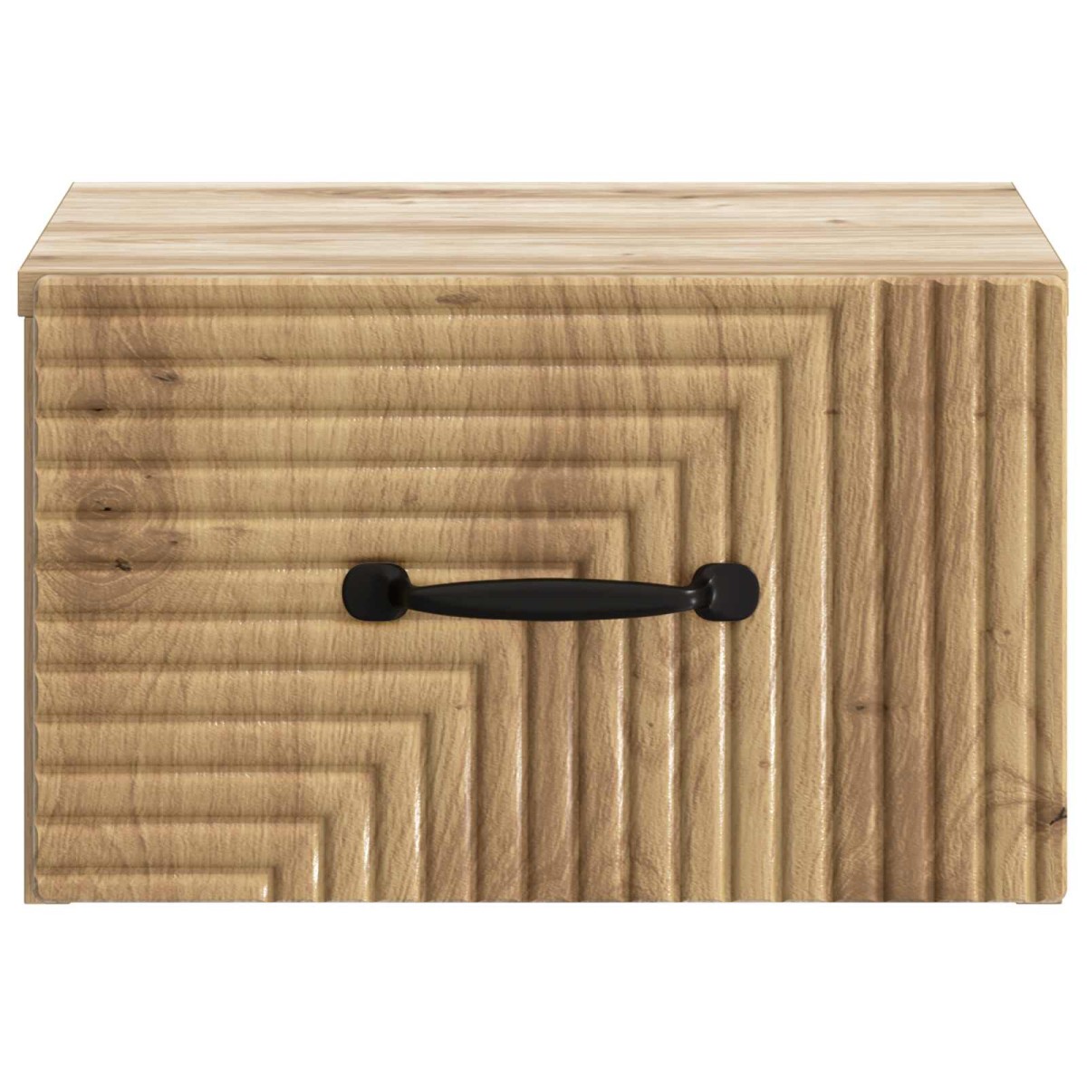 vidaXL Τοίχου Κρεμαστό Κομοδίνο 2 τεμ. Artisan Δρυς 34,5 x 33 x 20 εκ.