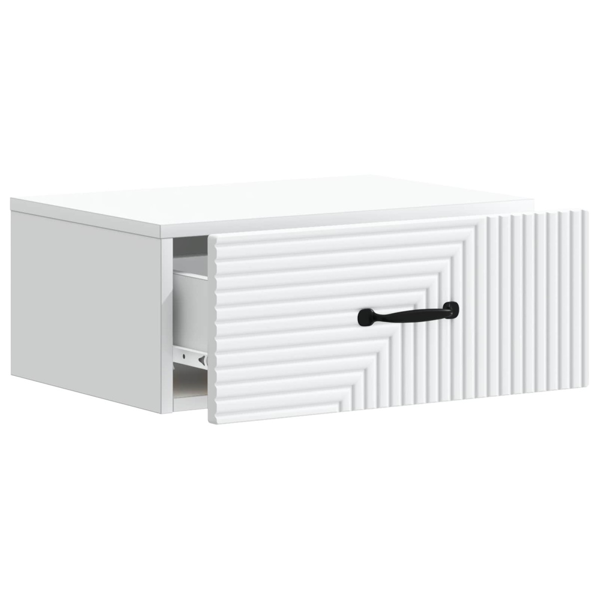 vidaXL Τοίχου Κρεμαστό Κομοδίνο 2 τεμ. Λευκό 49 x 34,5 x 20 εκ.