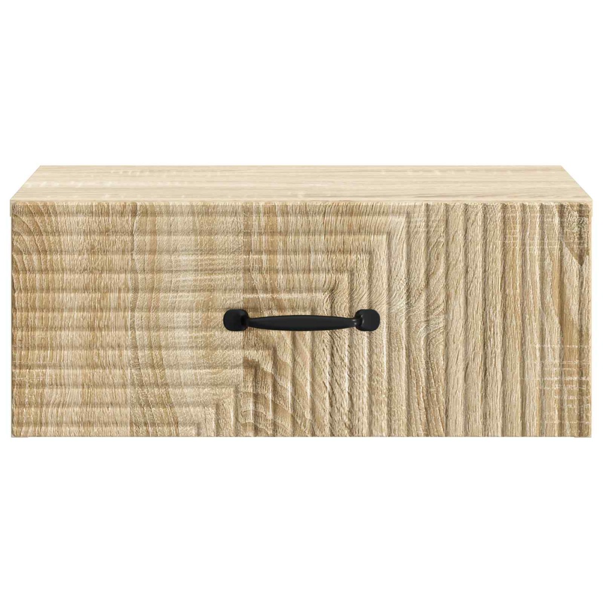 vidaXL Τοίχου Κρεμαστό Κομοδίνο Sonoma Δρυς 49 x 34,5 x 20 εκ.