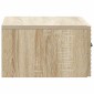 vidaXL Τοίχου Κρεμαστό Κομοδίνο Sonoma Δρυς 49 x 34,5 x 20 εκ.