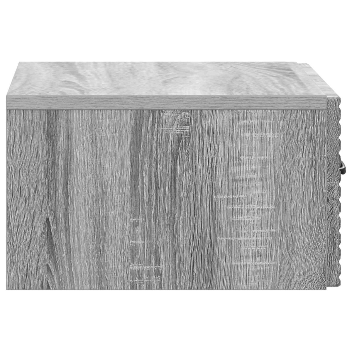 vidaXL Τοίχου Κρεμαστό Κομοδίνο Γκρι Sonoma 49 x 34,5 x 20 εκ.