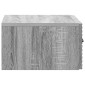 vidaXL Τοίχου Κρεμαστό Κομοδίνο Γκρι Sonoma 49 x 34,5 x 20 εκ.