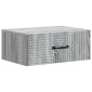 vidaXL Τοίχου Κρεμαστό Κομοδίνο 2 τεμ. Γκρι Sonoma 49 x 34,5 x 20 εκ.