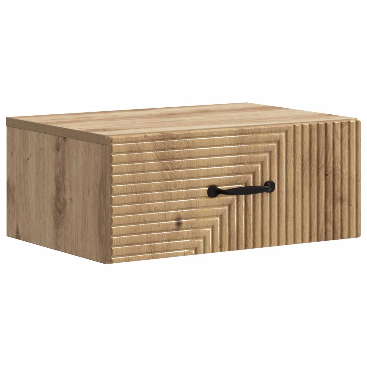 vidaXL Τοίχου Κρεμαστό Κομοδίνο Artisan Δρυς 49 x 34,5 x 20 εκ.