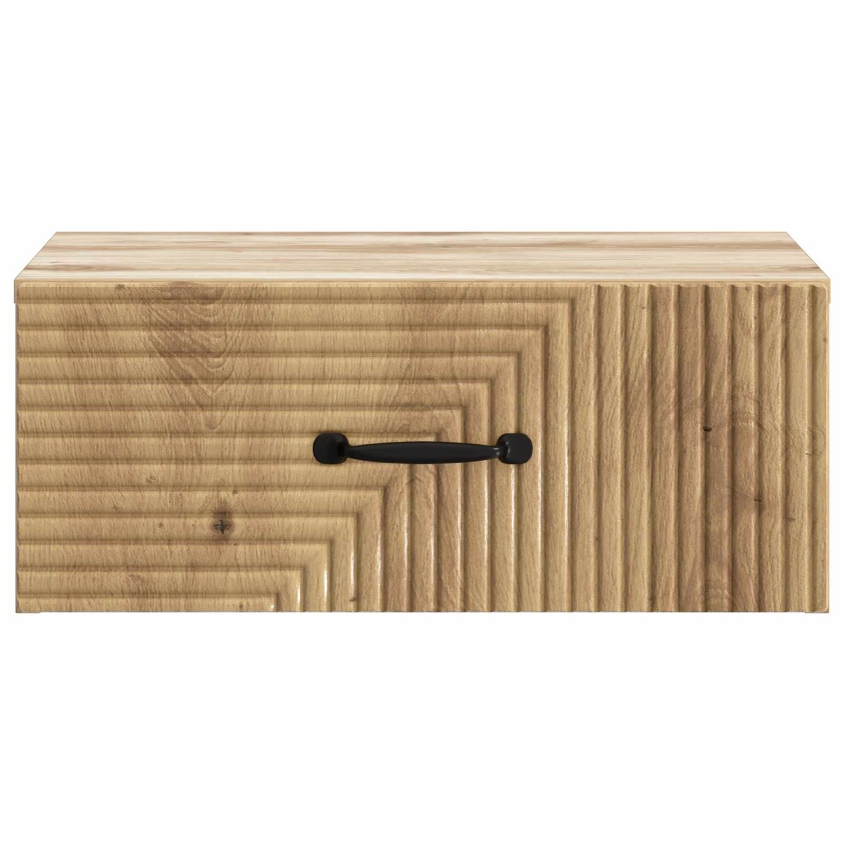 vidaXL Τοίχου Κρεμαστό Κομοδίνο Artisan Δρυς 49 x 34,5 x 20 εκ.