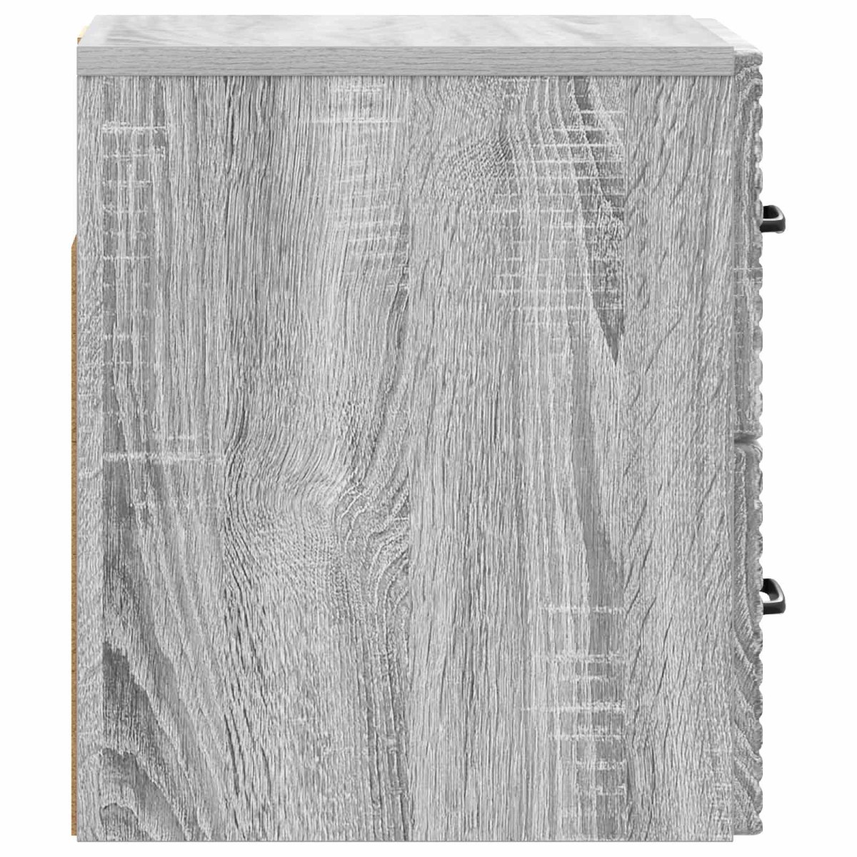 vidaXL Τοίχου Κρεμαστό Κομοδίνο Γκρι Sonoma 34,5 x 33 x 40 εκ