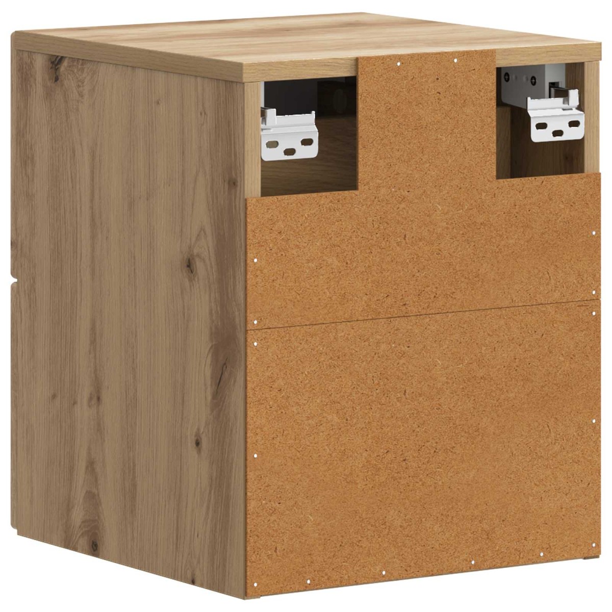 vidaXL Τοίχου Κρεμαστό Κομοδίνο Artisan Δρυς 34,5 x 33 x 40 εκ
