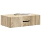vidaXL Τραπεζάκι Τοίχου Sonoma Δρυς 59 x 34,5 x 17 εκ.