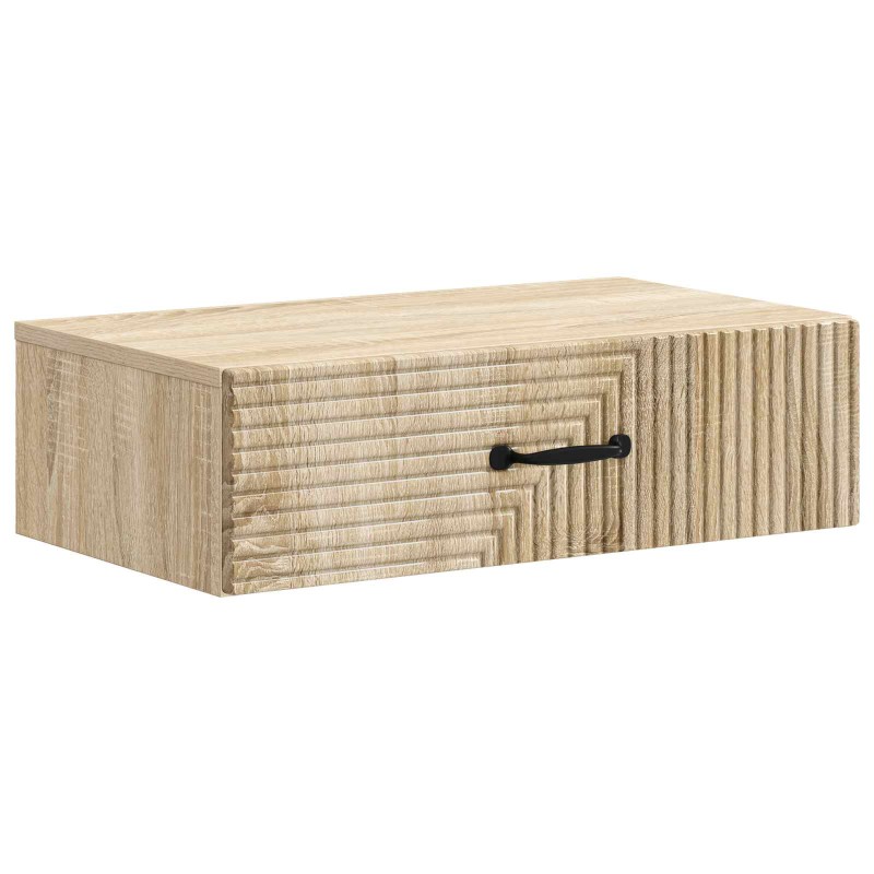 vidaXL Τραπεζάκι Τοίχου Sonoma Δρυς 59 x 34,5 x 17 εκ.