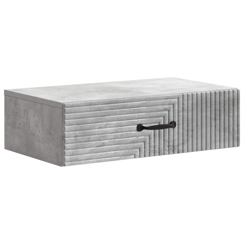 vidaXL Τραπεζάκι Τοίχου Γκρι Σκυροδέματος 59 x 34,5 x 17 εκ.