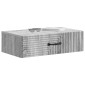 vidaXL Τραπεζάκι Τοίχου Γκρι Sonoma 59 x 34,5 x 17 εκ.