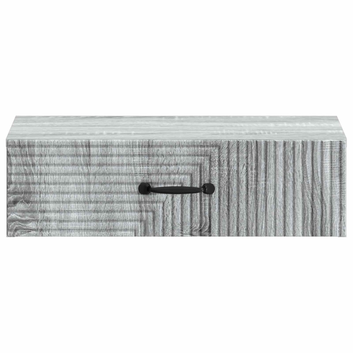 vidaXL Τραπεζάκι Τοίχου Γκρι Sonoma 59 x 34,5 x 17 εκ.