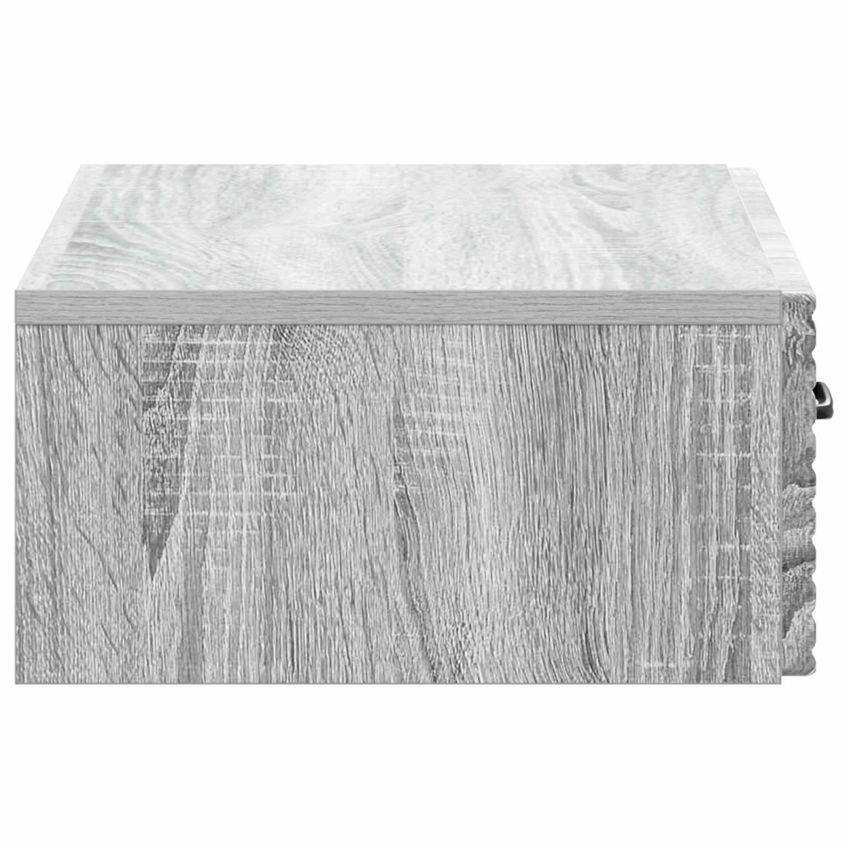 vidaXL Τραπεζάκι Τοίχου Γκρι Sonoma 59 x 34,5 x 17 εκ.