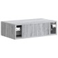 vidaXL Τραπεζάκι Τοίχου Γκρι Sonoma 59 x 34,5 x 17 εκ.