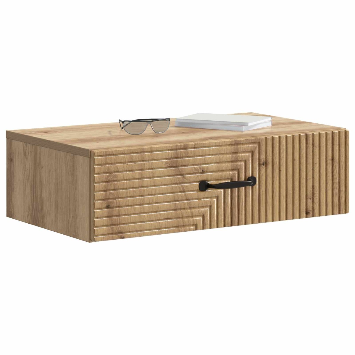 vidaXL Τραπεζάκι Τοίχου 59 x 34,5 x 17 εκ. Επεξεργασμένο Ξύλο