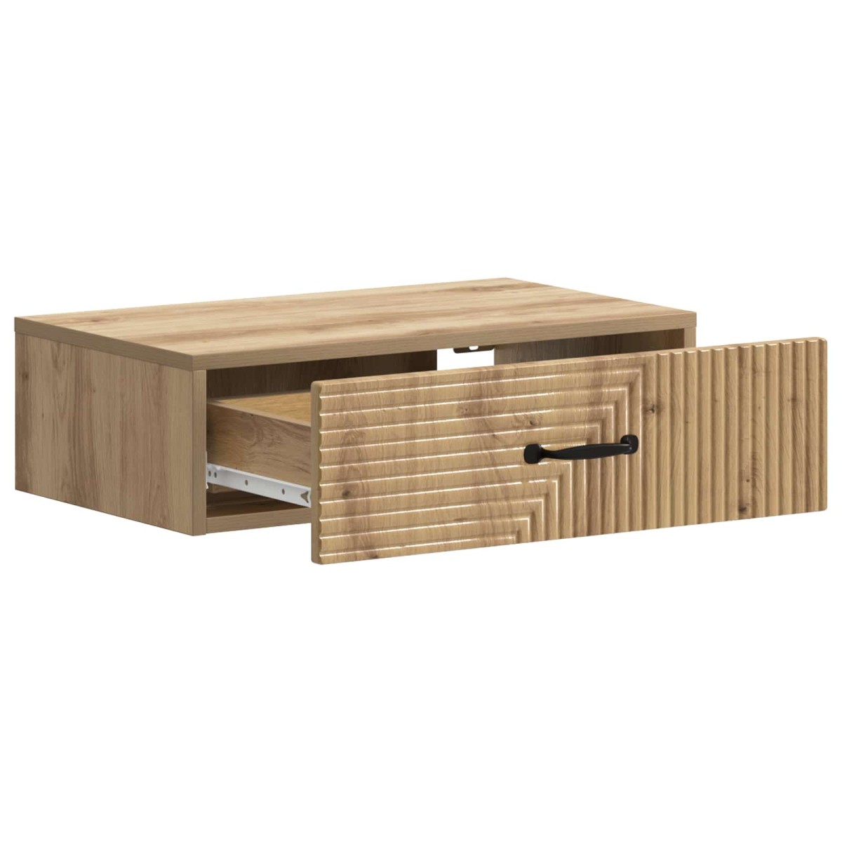 vidaXL Τραπεζάκι Τοίχου 59 x 34,5 x 17 εκ. Επεξεργασμένο Ξύλο