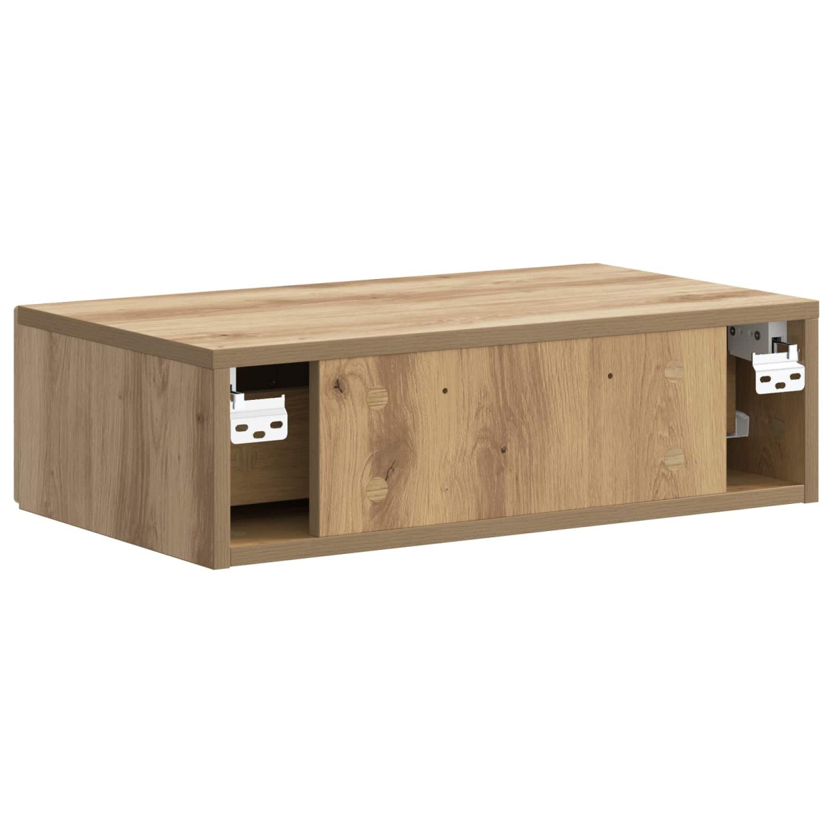 vidaXL Τραπεζάκι Τοίχου 59 x 34,5 x 17 εκ. Επεξεργασμένο Ξύλο