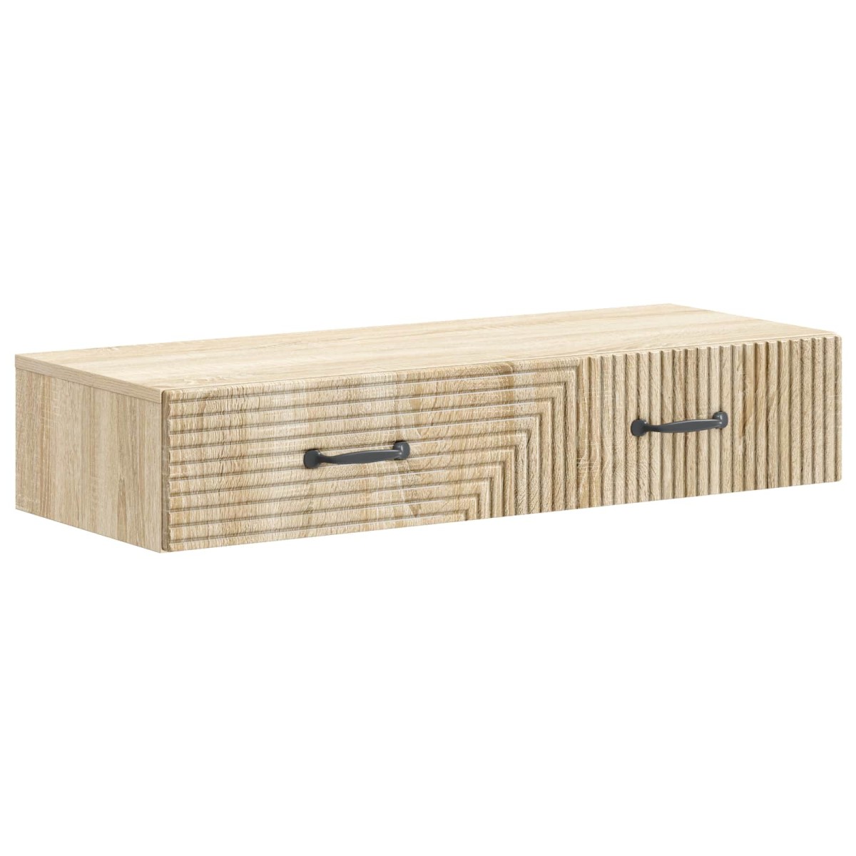 vidaXL Τραπεζάκι Τοίχου Sonoma Δρυς 87,5 x 34,5 x 17 εκ.
