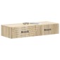 vidaXL Τραπεζάκι Τοίχου Sonoma Δρυς 87,5 x 34,5 x 17 εκ.