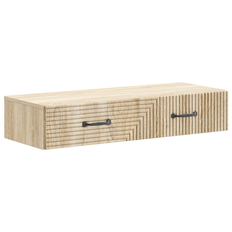 vidaXL Τραπεζάκι Τοίχου Sonoma Δρυς 87,5 x 34,5 x 17 εκ.