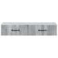 vidaXL Τραπεζάκι Τοίχου Γκρι Sonoma 87,5 x 34,5 x 17 εκ.