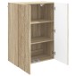 vidaXL Τοίχου Ντουλάπα Sonoma Δρυς 66 x 34,5 x 90 εκ